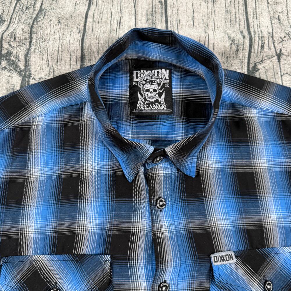 Dixxon Flannel Co Auto Angio Plaid Shirt Mens 2XL Short Sleeve Bamboo Blend - Picture 3 of 11